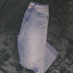 High waisted mom jeans